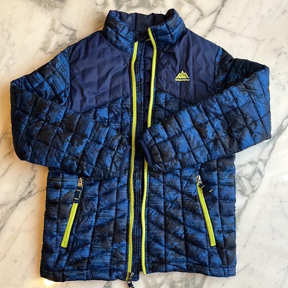 Light warm puffer jacket coat for boys girls